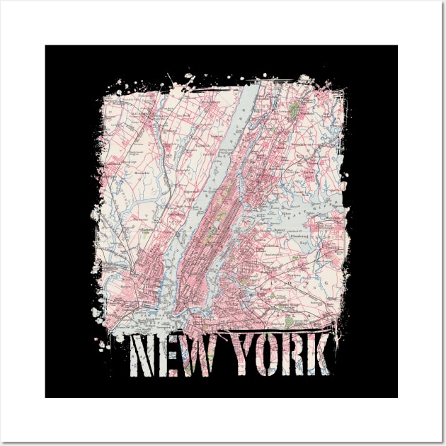 New york vintage Wall Art by LebensART